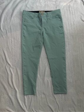 Democracy Ab Solution Mint Green Skinny Jeans Size 12 Stretch